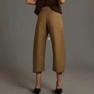 Anthropologie Maeve Curved Cropped Chino Pants